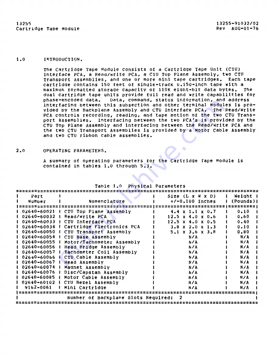 HP 13255 Technical Information Download Page 2