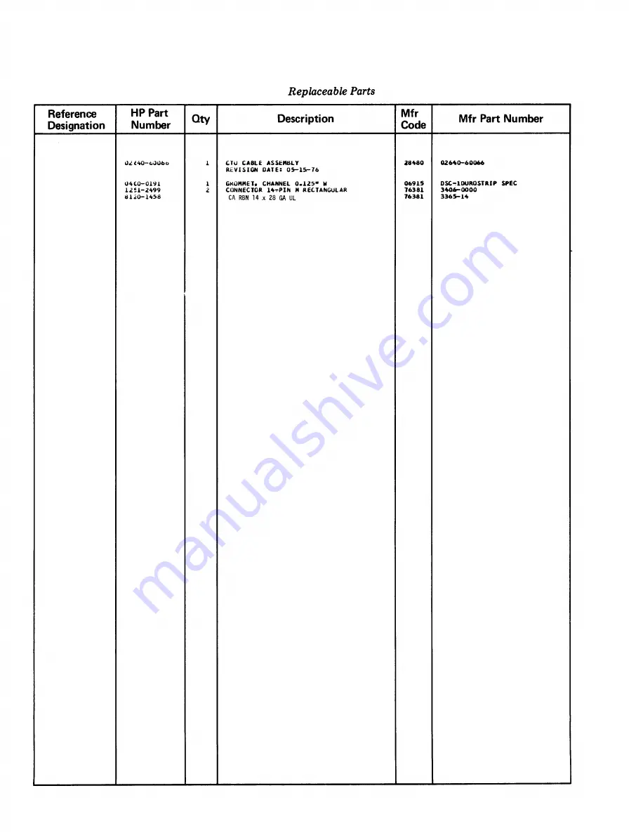 HP 13255 Technical Information Download Page 72