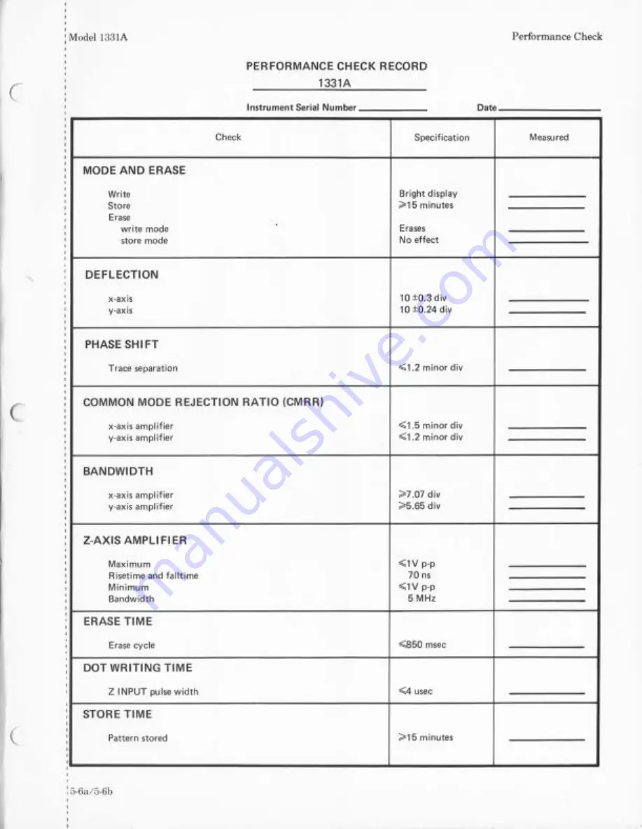 HP 1331A Скачать руководство пользователя страница 43