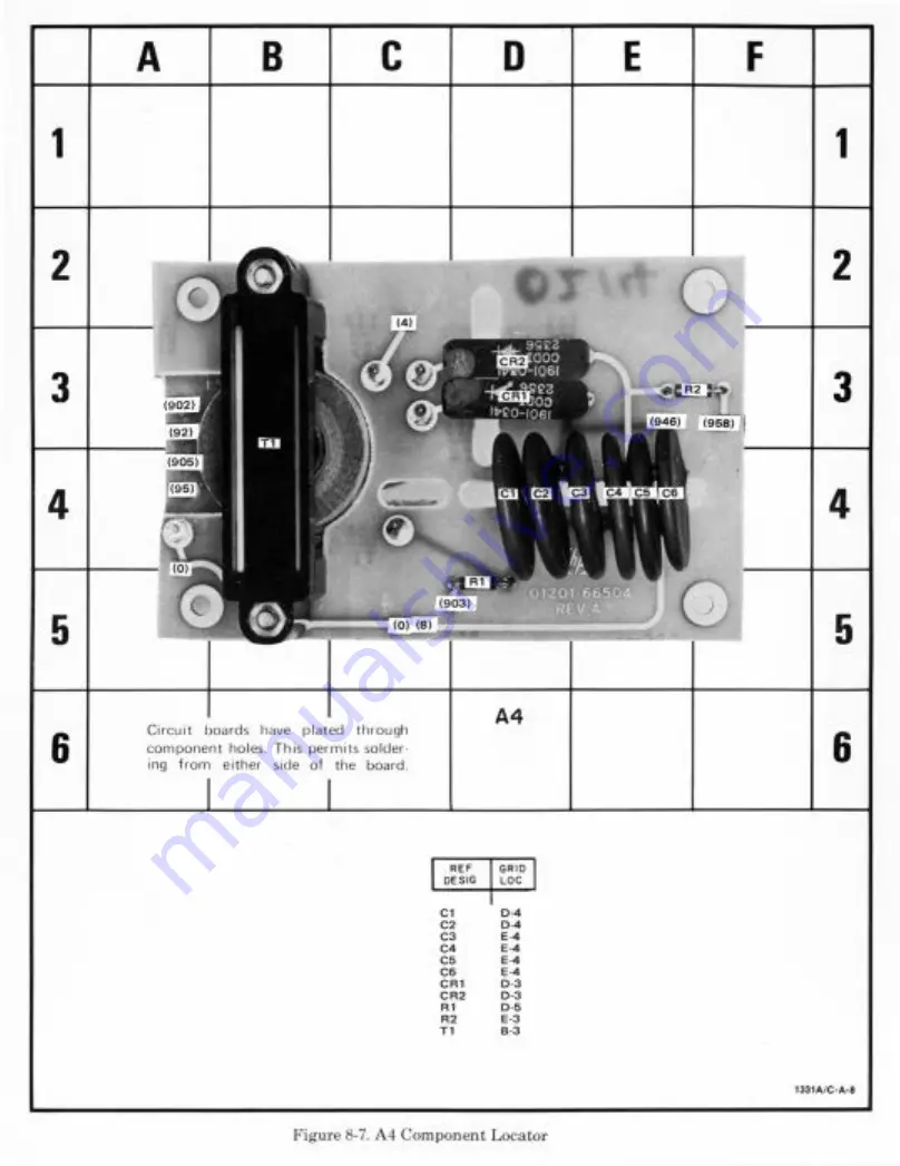 HP 1331A Operating And Service Manual Download Page 78