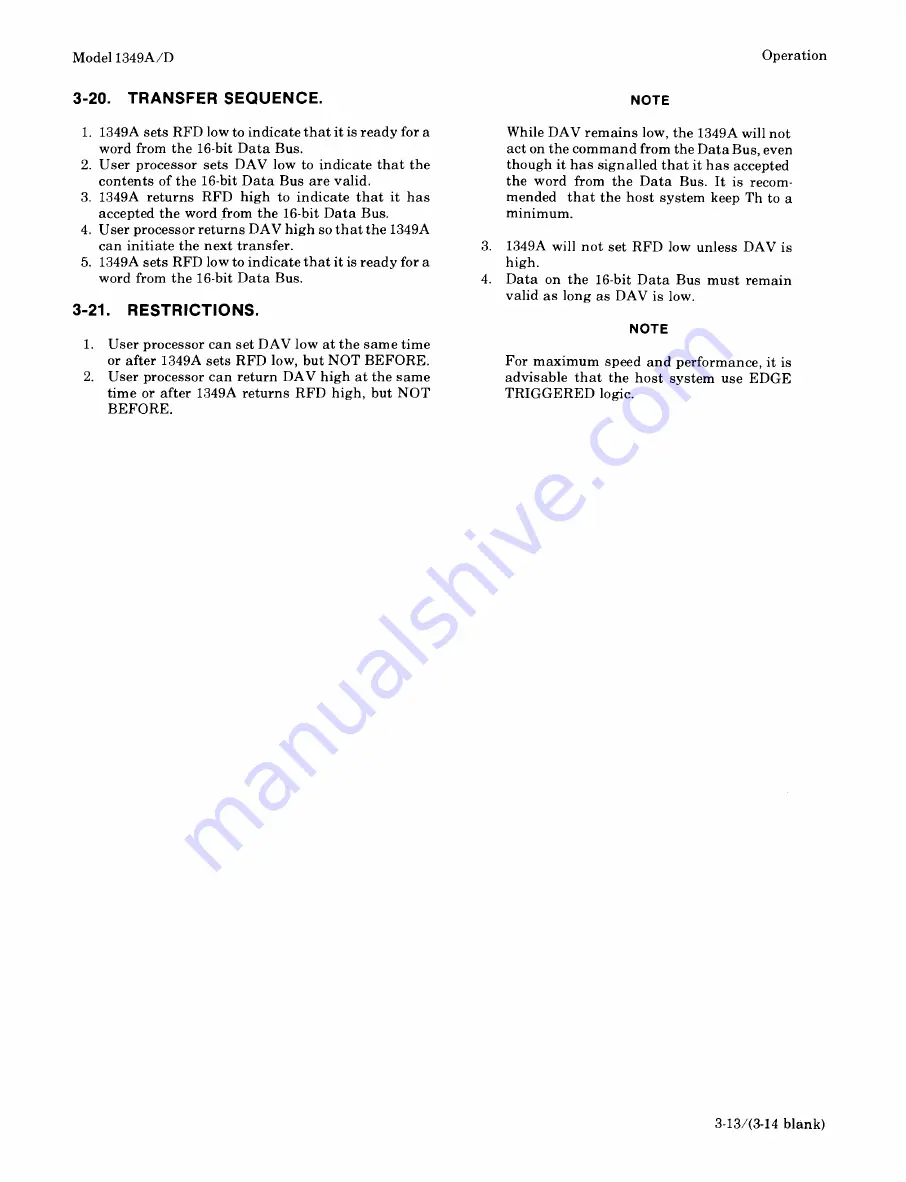 HP 1349 D Operating And Service Manual Download Page 29