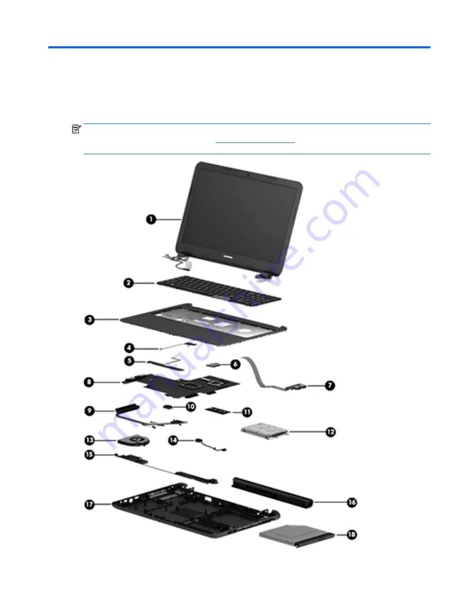 HP 15 Notebook PC Maintenance And Service Manual Download Page 23