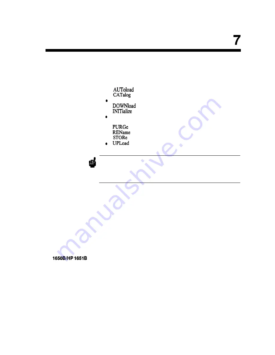 HP 1650B Programming Reference Manual Download Page 113