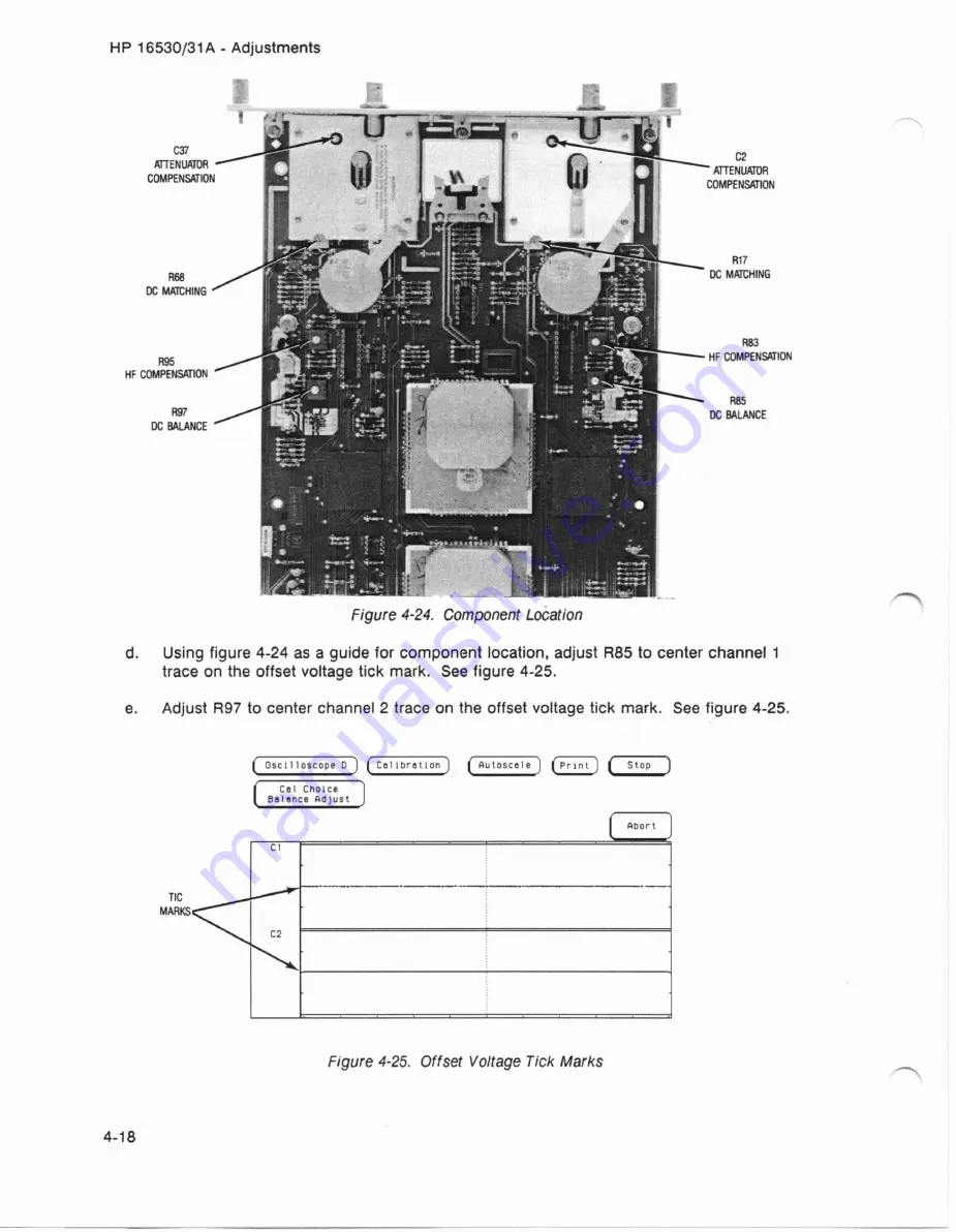 HP 16530A Service Manual Download Page 71