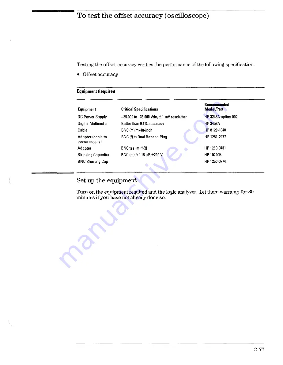 HP 1660E Series Service Manual Download Page 103