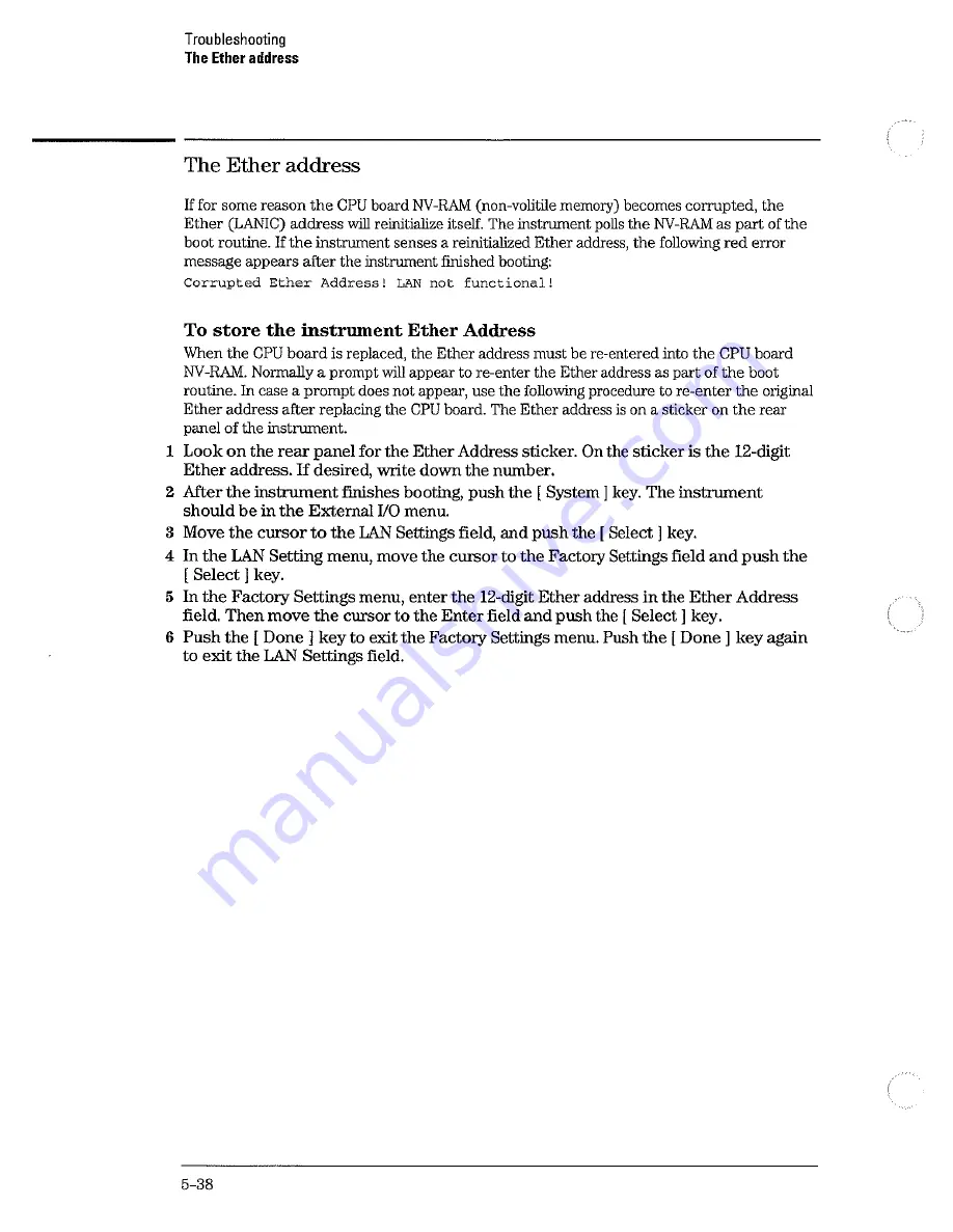 HP 1660E Series Service Manual Download Page 174