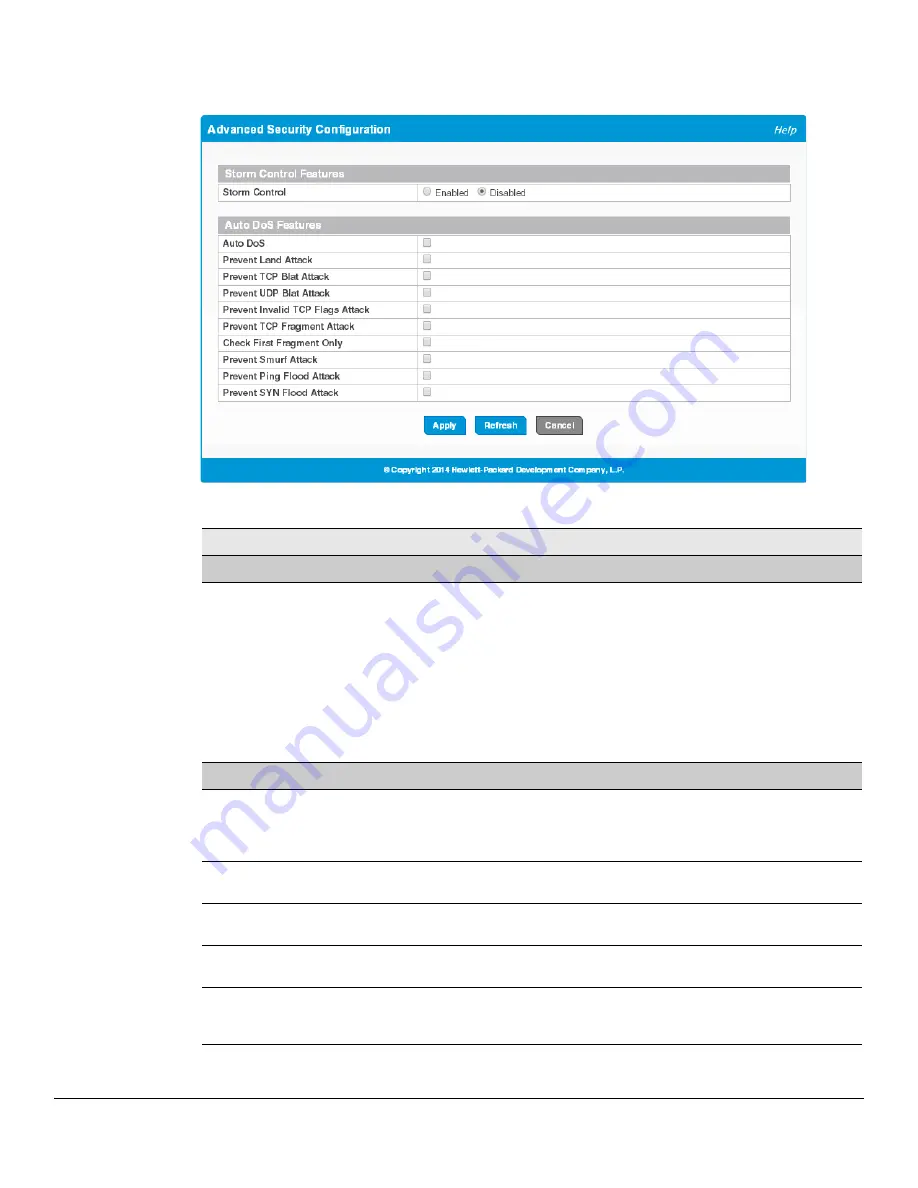 HP 1820 Management And Configuration Manual Download Page 84