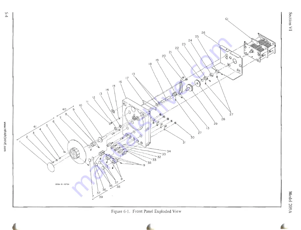 HP 209A Operating And Service Manual Download Page 30