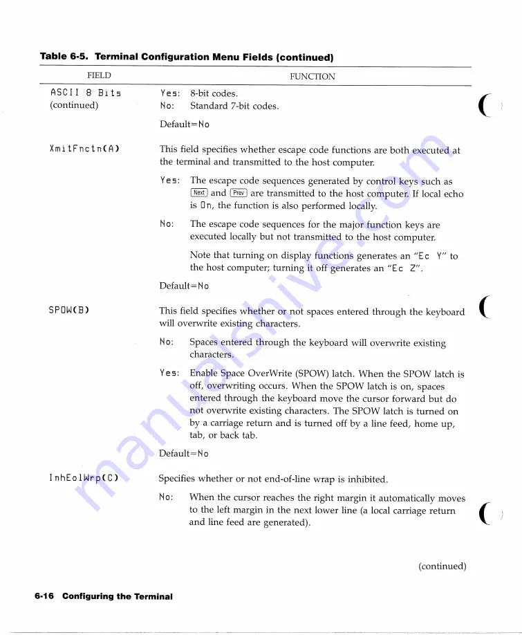 HP 2393A Reference Manual Download Page 246