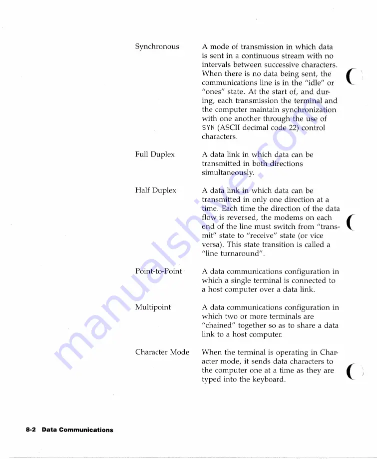 HP 2393A Reference Manual Download Page 308