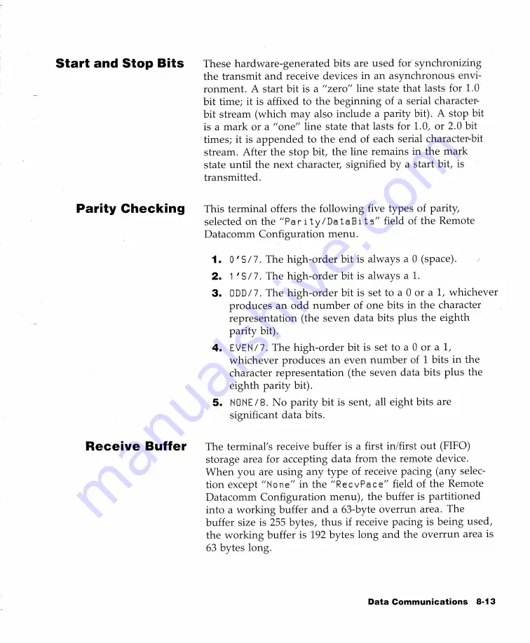 HP 2393A Reference Manual Download Page 319