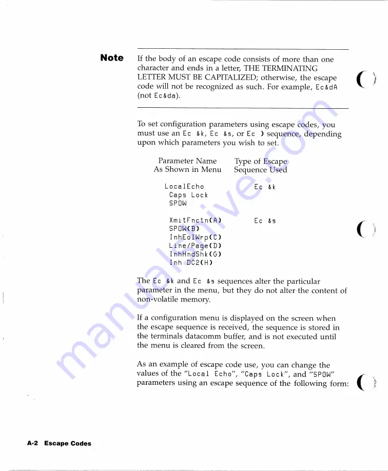 HP 2393A Reference Manual Download Page 438