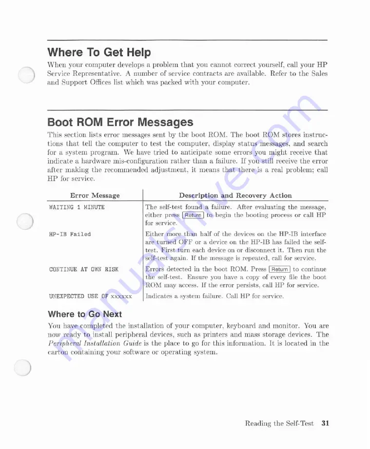 HP 320 Series Installation Reference Download Page 39