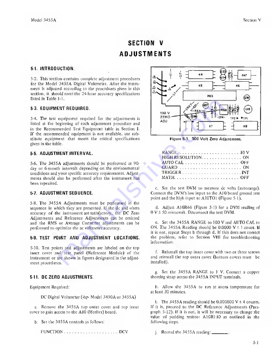 HP 3455A Скачать руководство пользователя страница 68