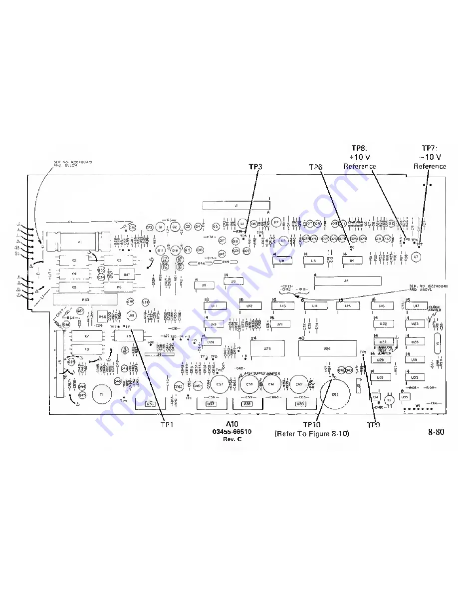 HP 3455A Operating And Service Manual Download Page 171