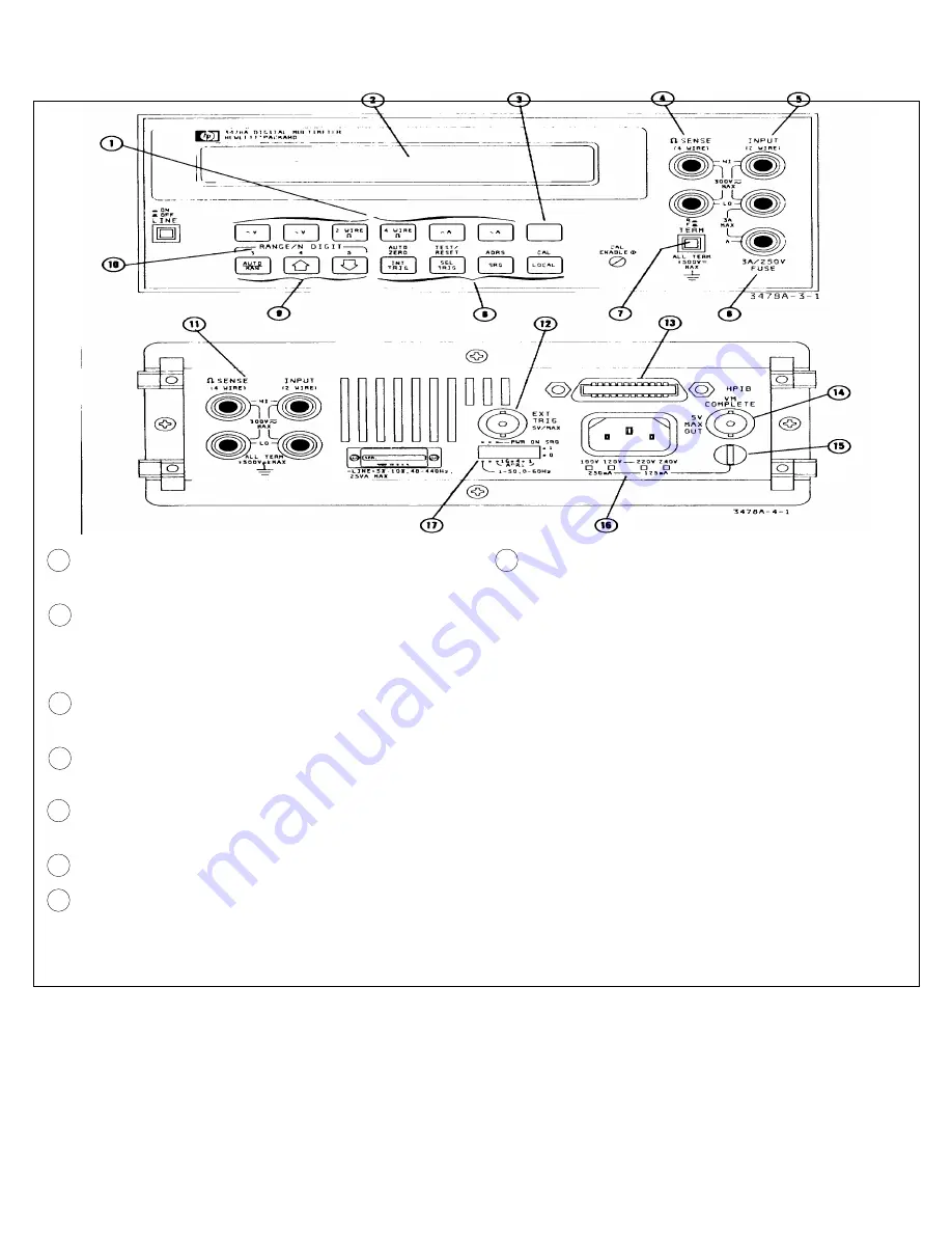 HP 3478A Скачать руководство пользователя страница 21