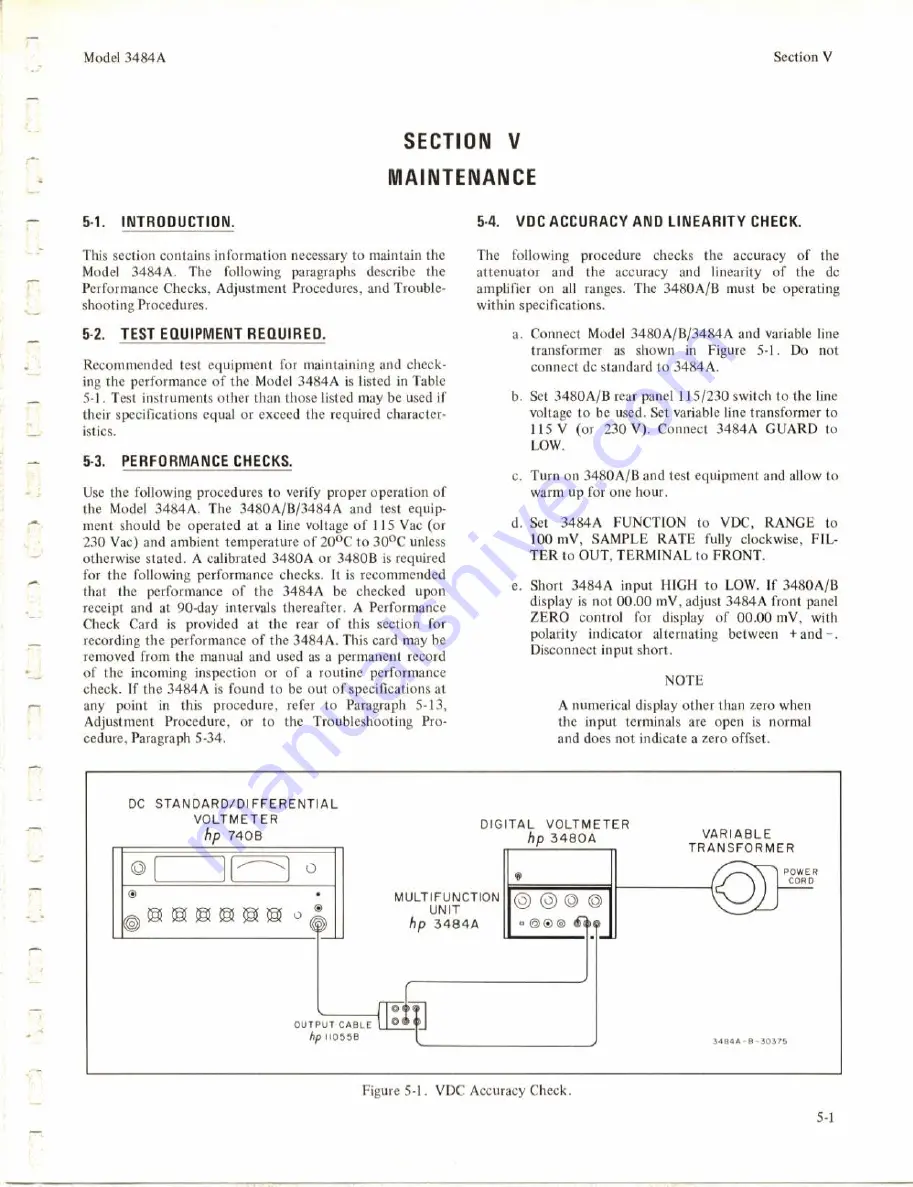 HP 3484A Скачать руководство пользователя страница 37