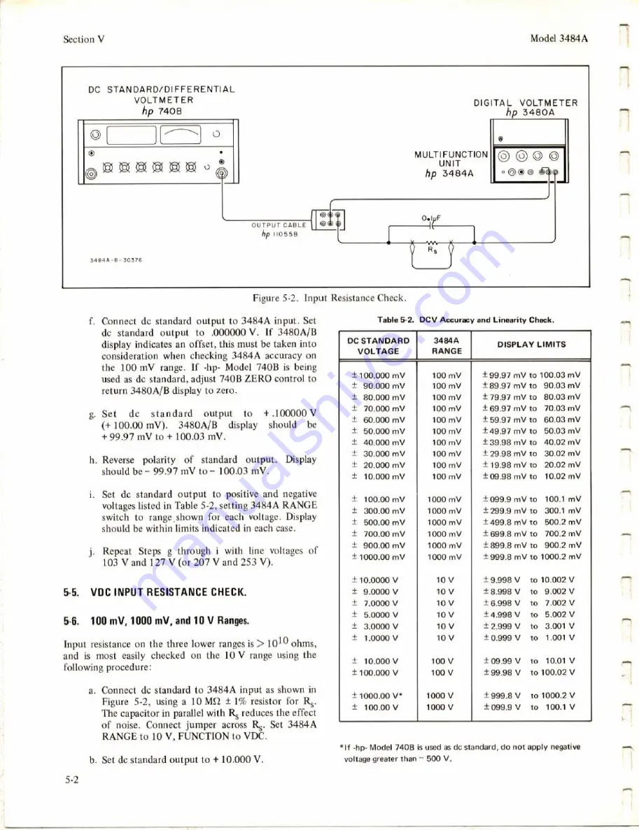 HP 3484A Operating And Service Manual Download Page 38