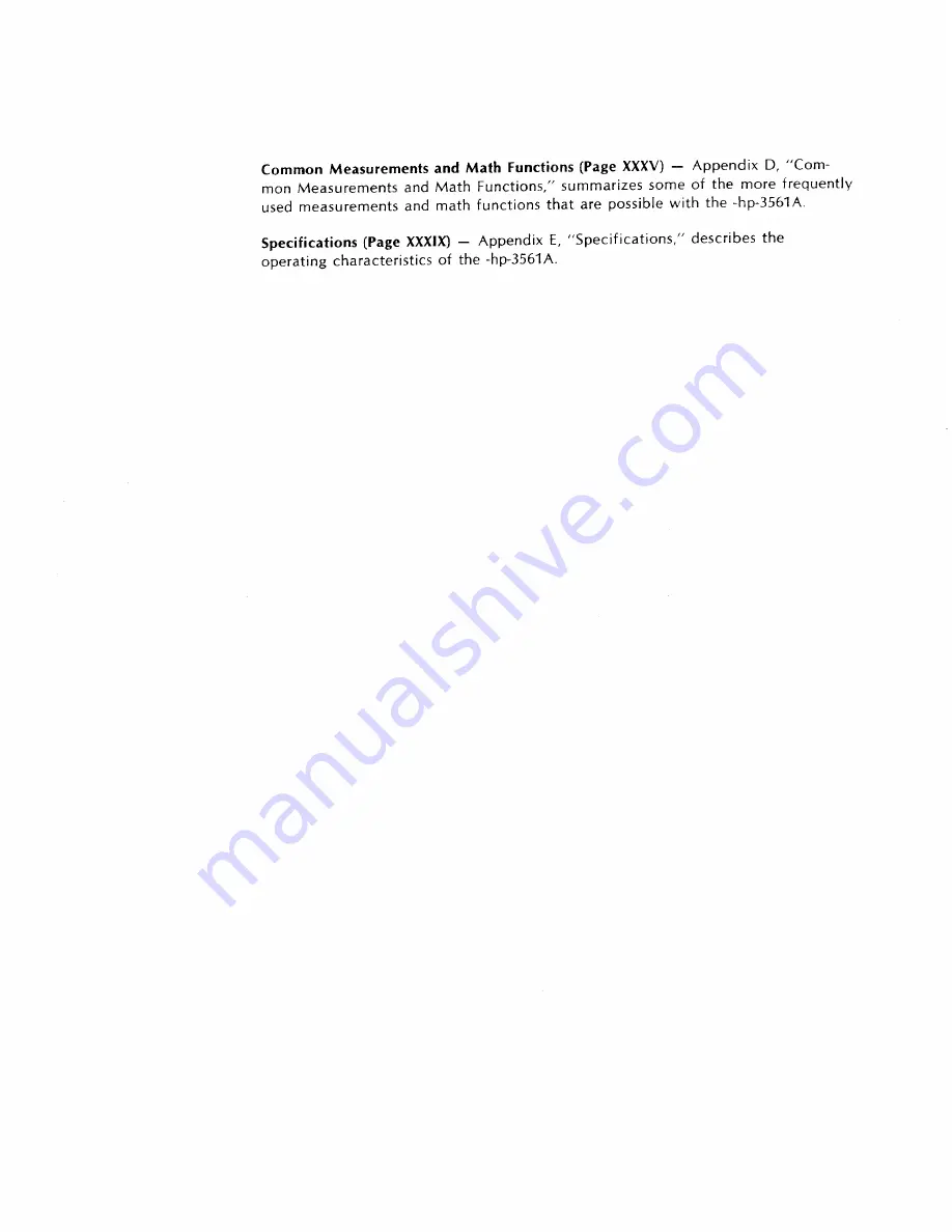 HP 3561a Operating Manual Download Page 11