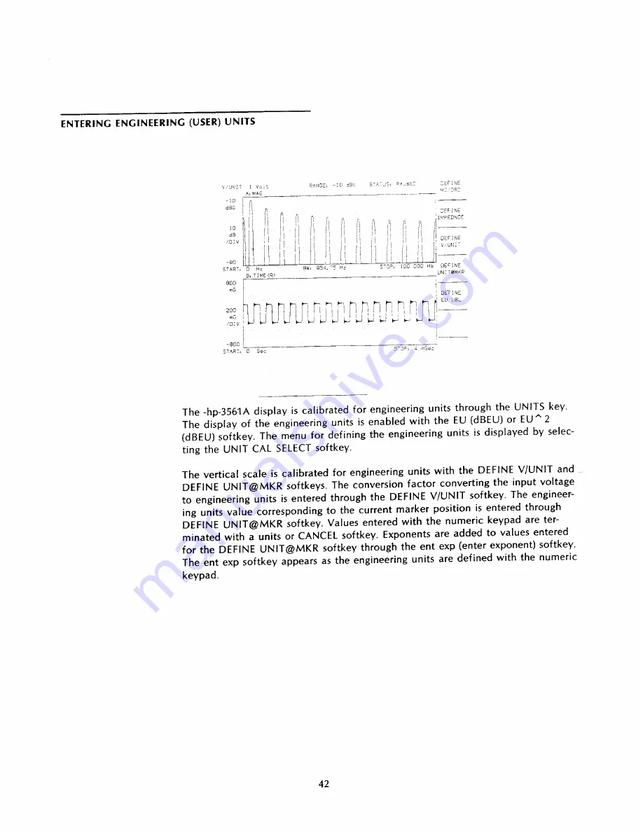 HP 3561a Operating Manual Download Page 57