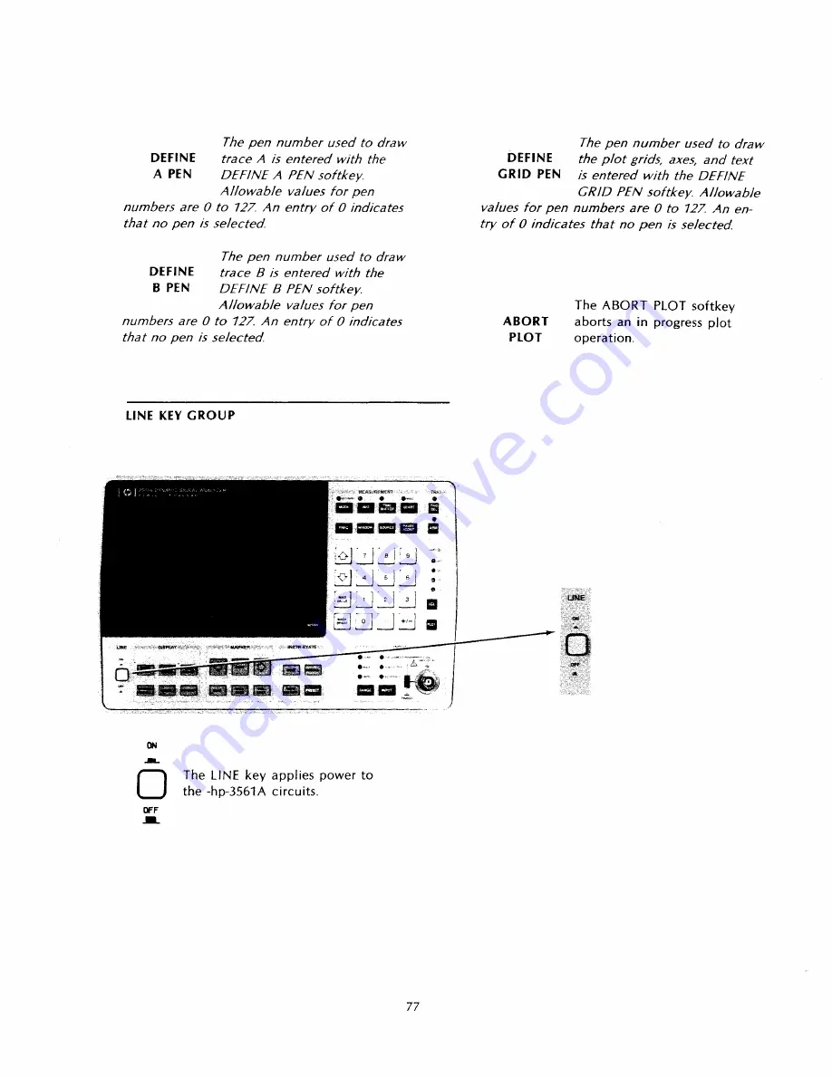 HP 3561a Operating Manual Download Page 94