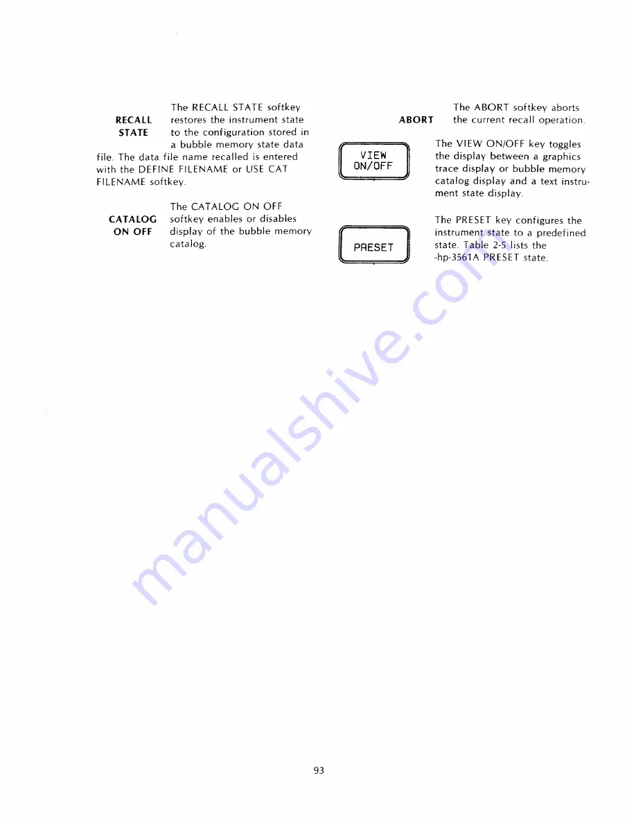 HP 3561a Operating Manual Download Page 110