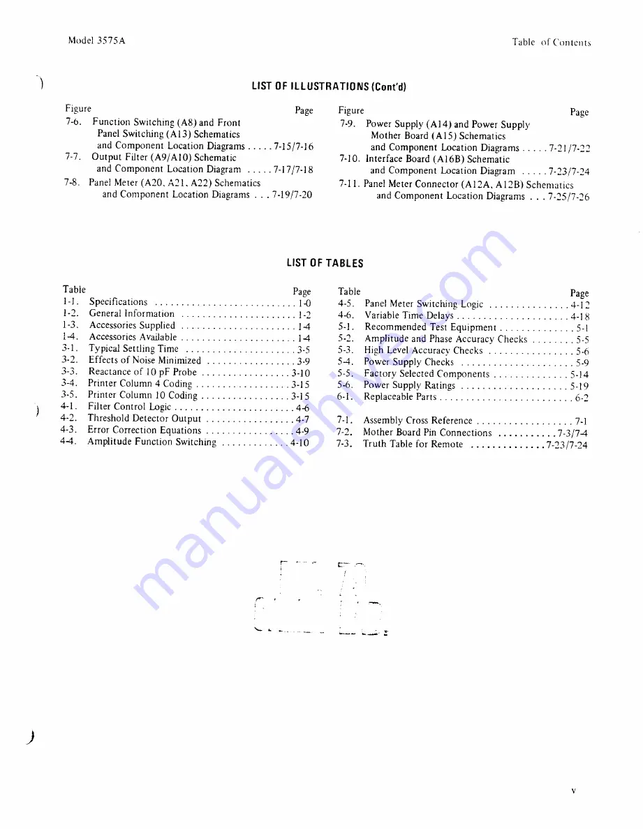 HP 3575A Operating And Service Manual Download Page 10