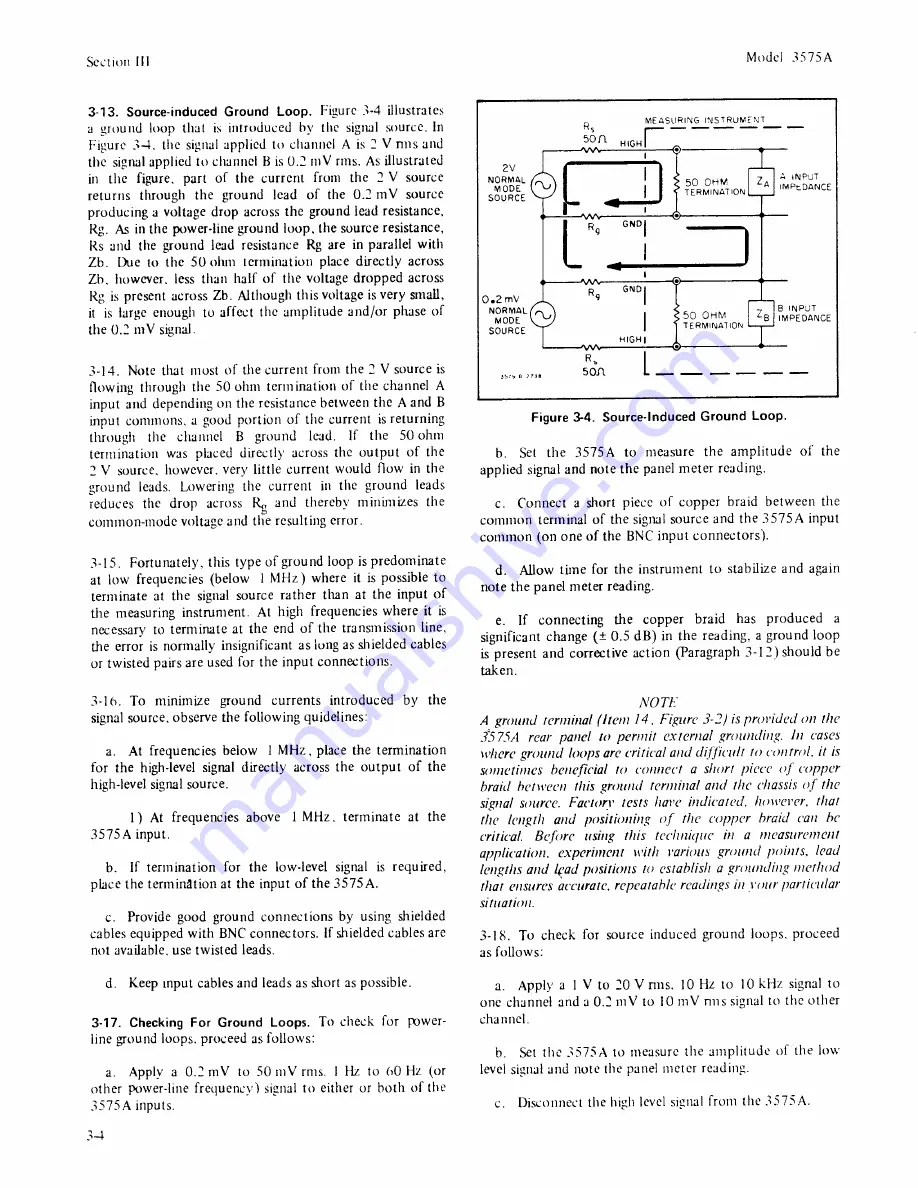 HP 3575A Operating And Service Manual Download Page 21