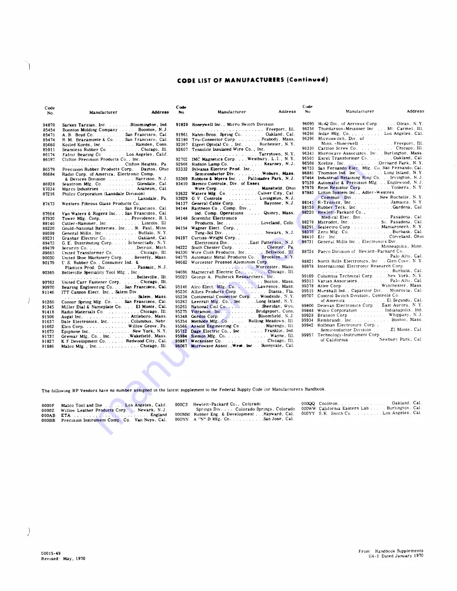 HP 3575A Operating And Service Manual Download Page 137