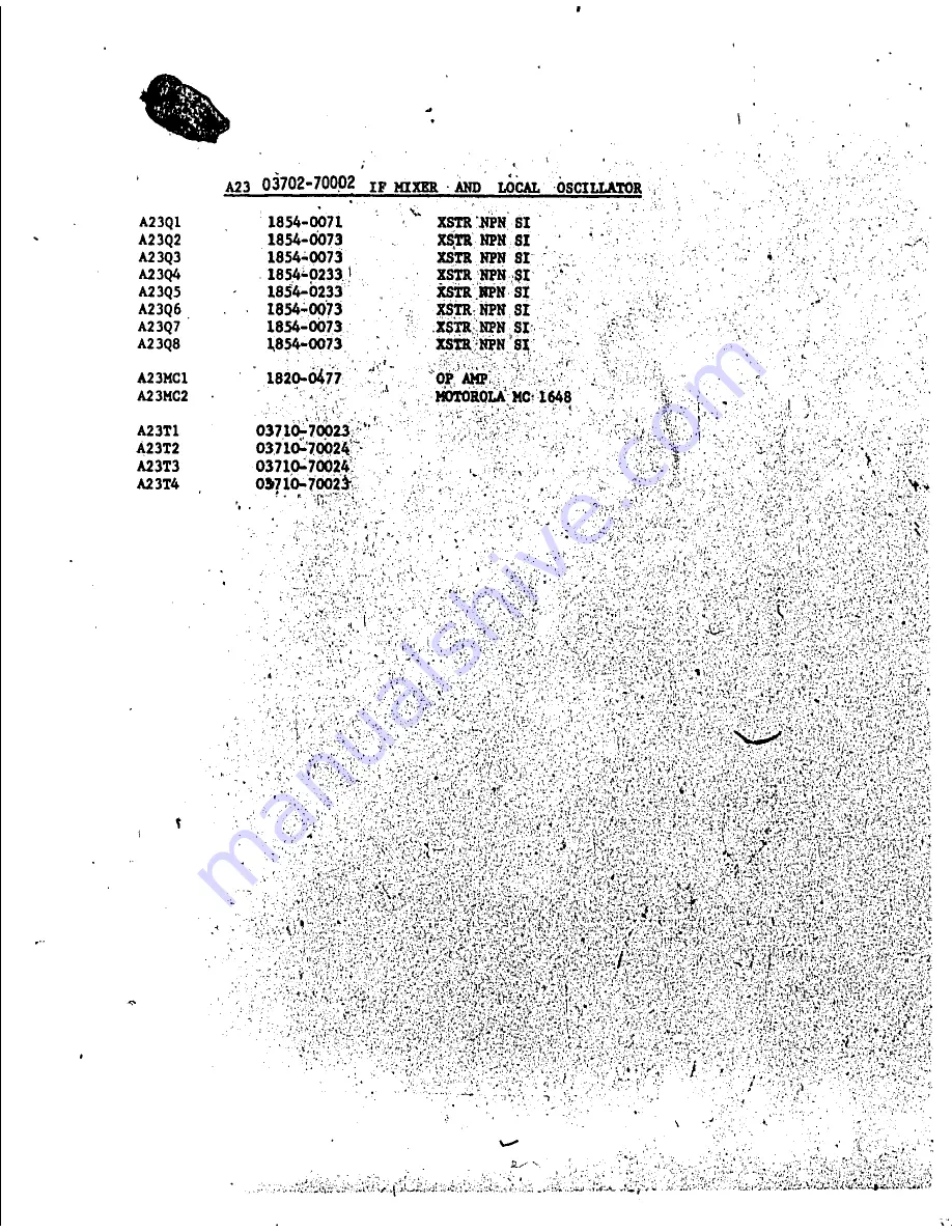 HP 3702B Скачать руководство пользователя страница 217