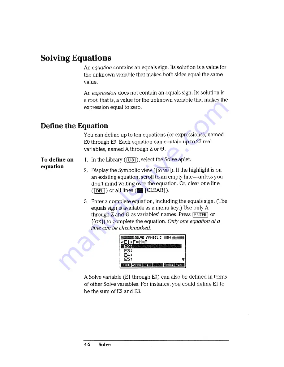 HP 38g - Graphing Calculator User Manual Download Page 100