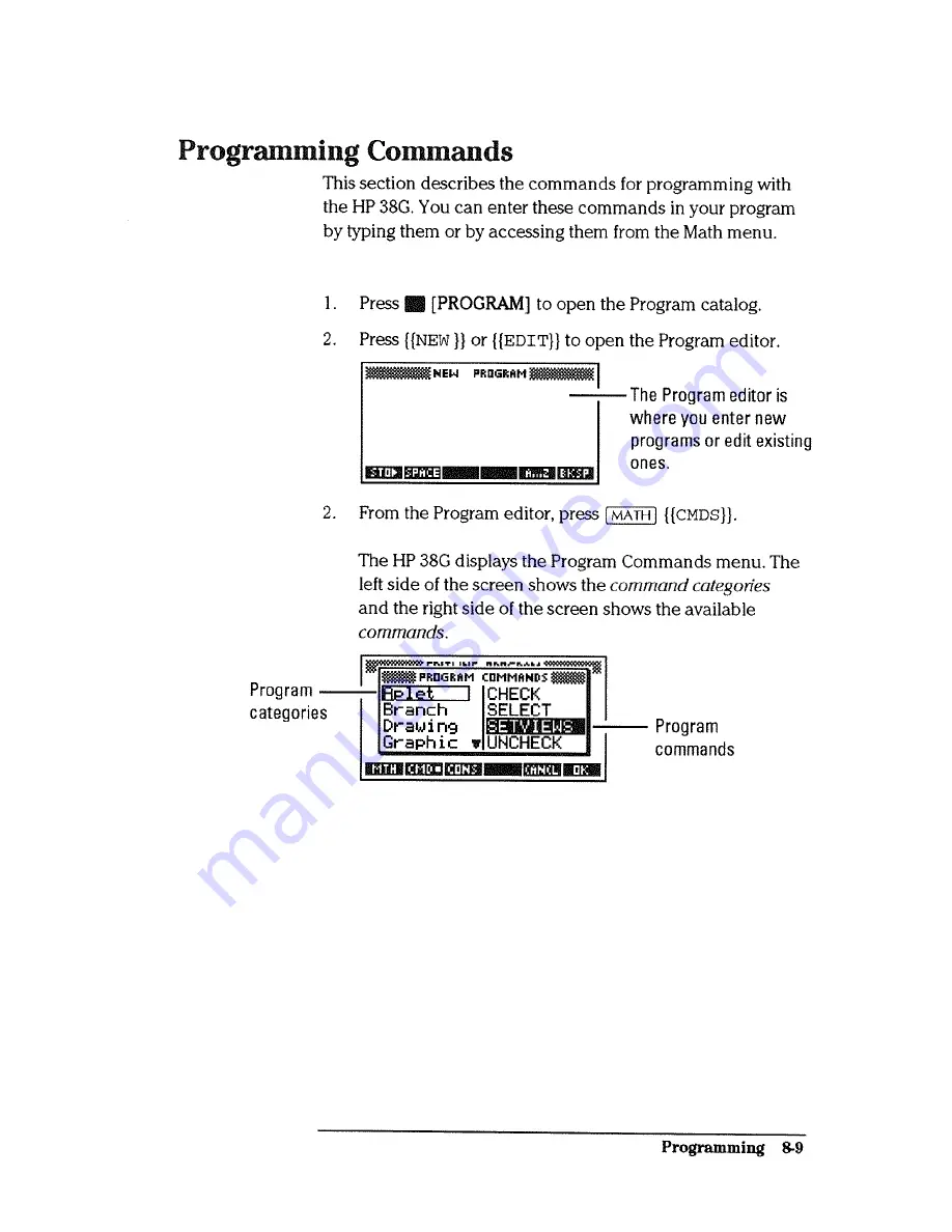 HP 38g - Graphing Calculator User Manual Download Page 161