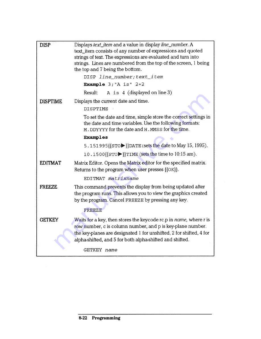 HP 38g - Graphing Calculator User Manual Download Page 174