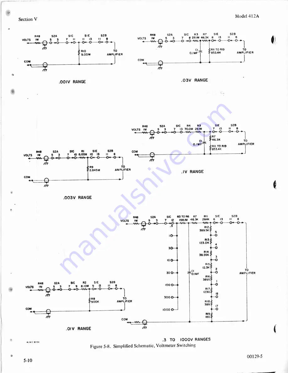 HP 412A Operating And Service Manual Download Page 21