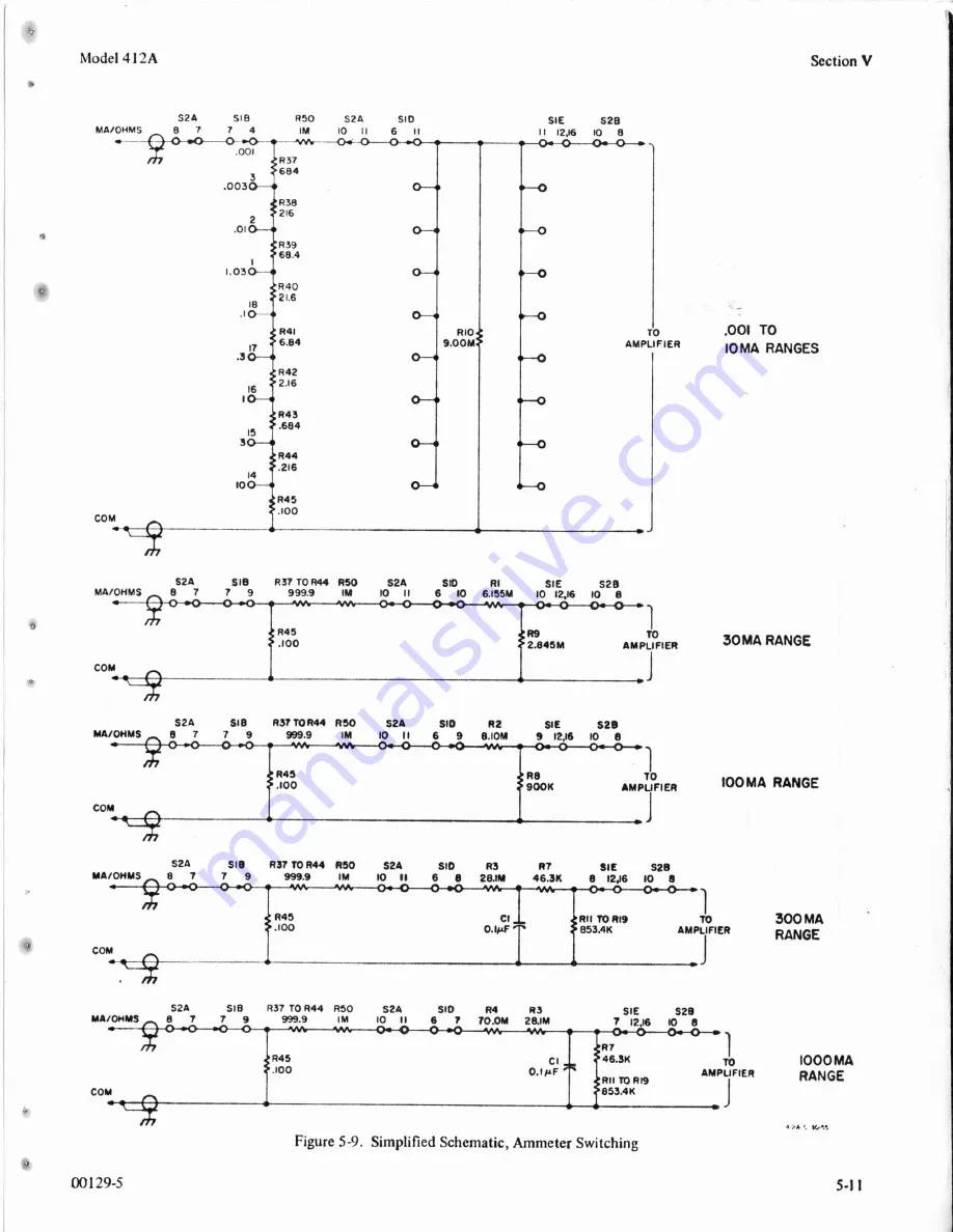 HP 412A Operating And Service Manual Download Page 22