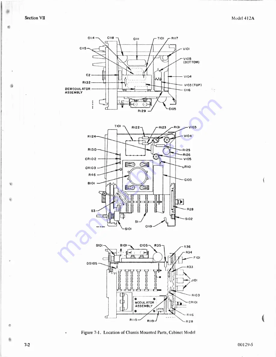 HP 412A Operating And Service Manual Download Page 34