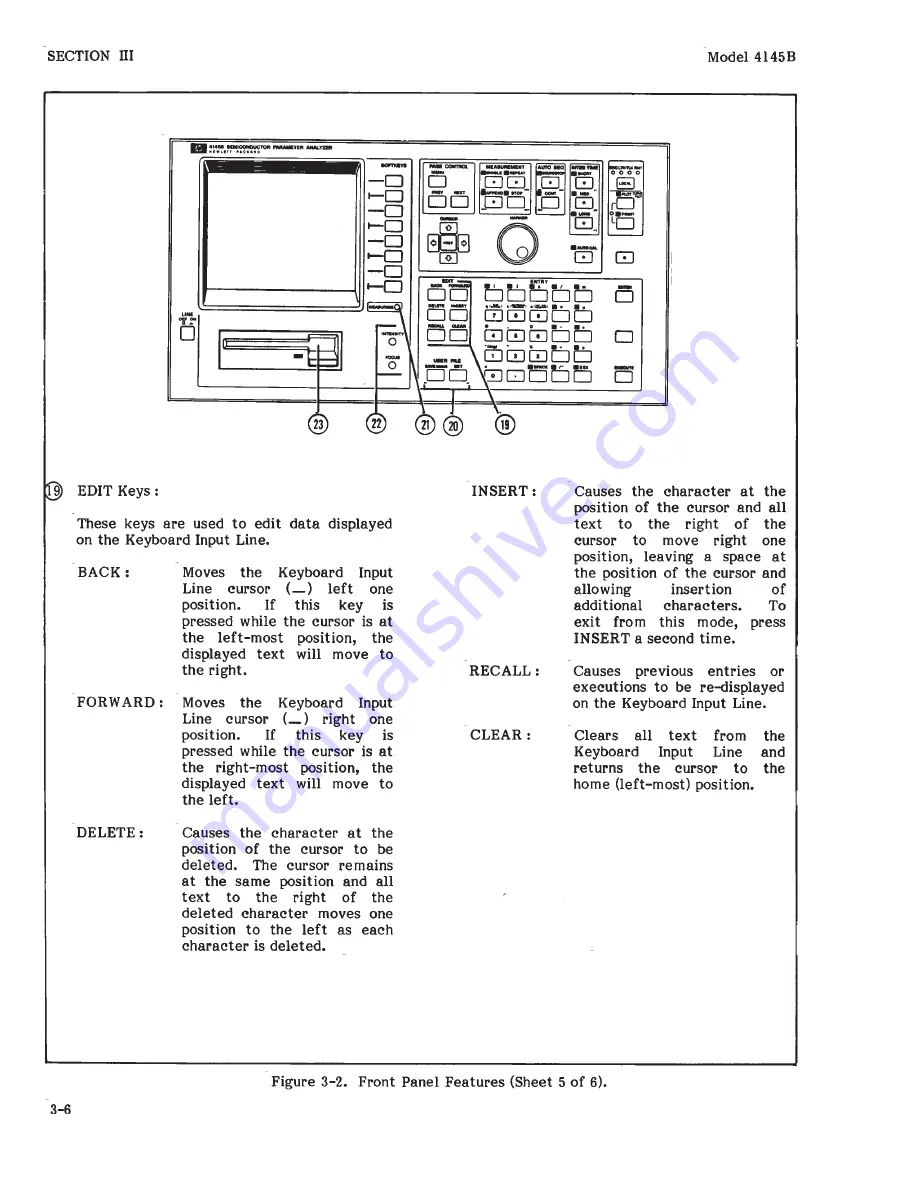 HP 4145B Operation Manual Download Page 39