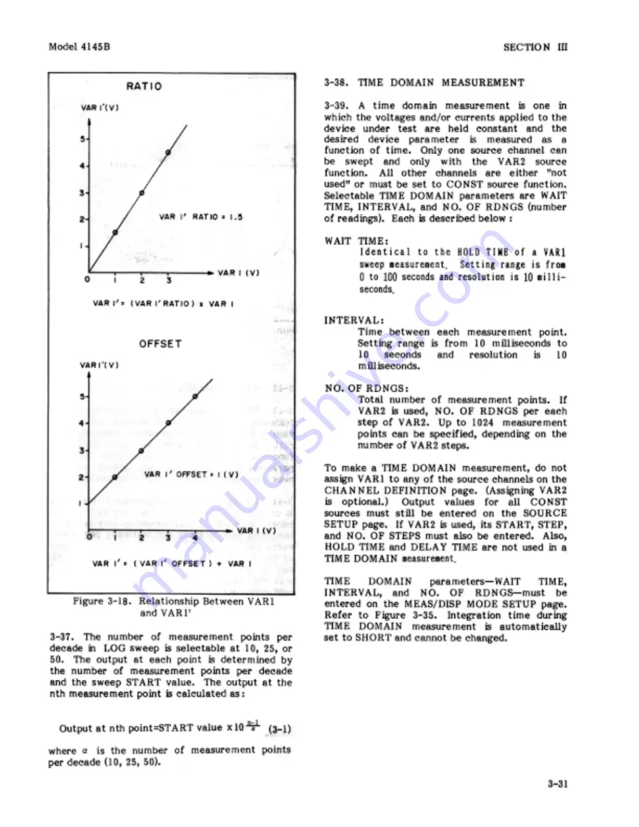 HP 4145B Operation Manual Download Page 64