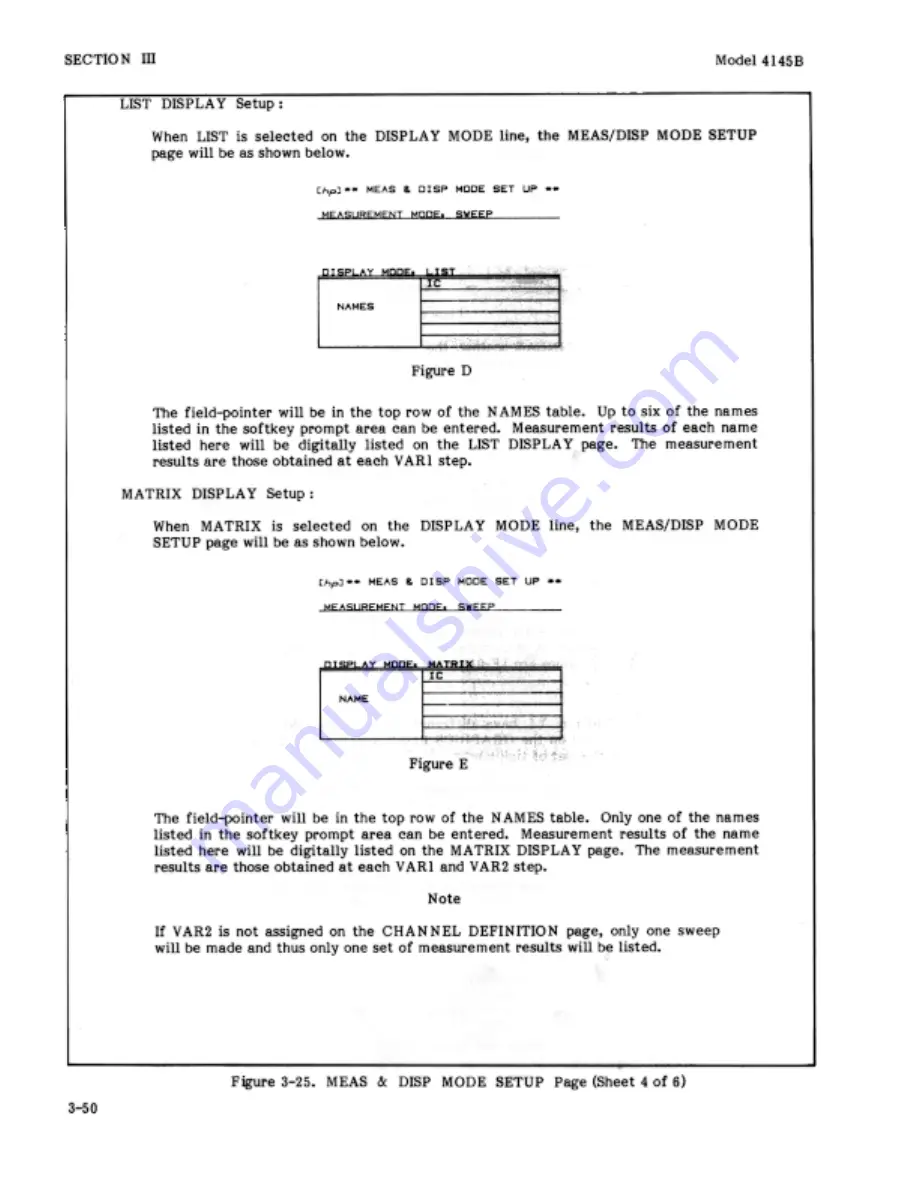 HP 4145B Operation Manual Download Page 83