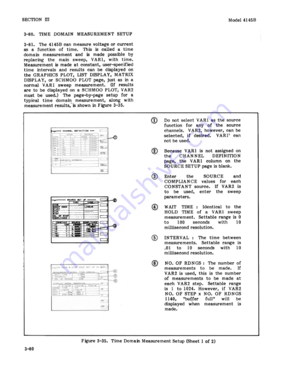 HP 4145B Operation Manual Download Page 113