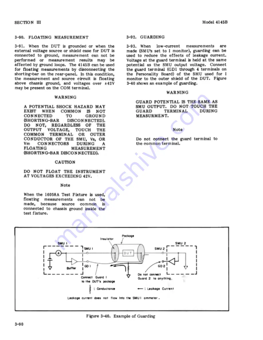 HP 4145B Operation Manual Download Page 123