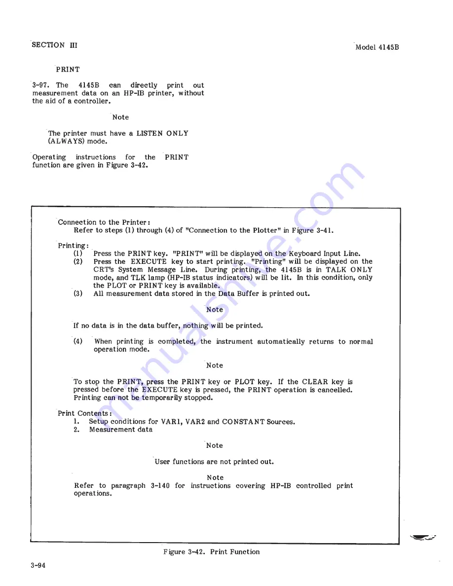 HP 4145B Operation Manual Download Page 127