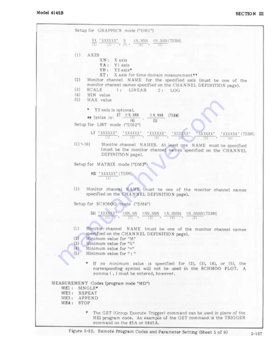 HP 4145B Operation Manual Download Page 140