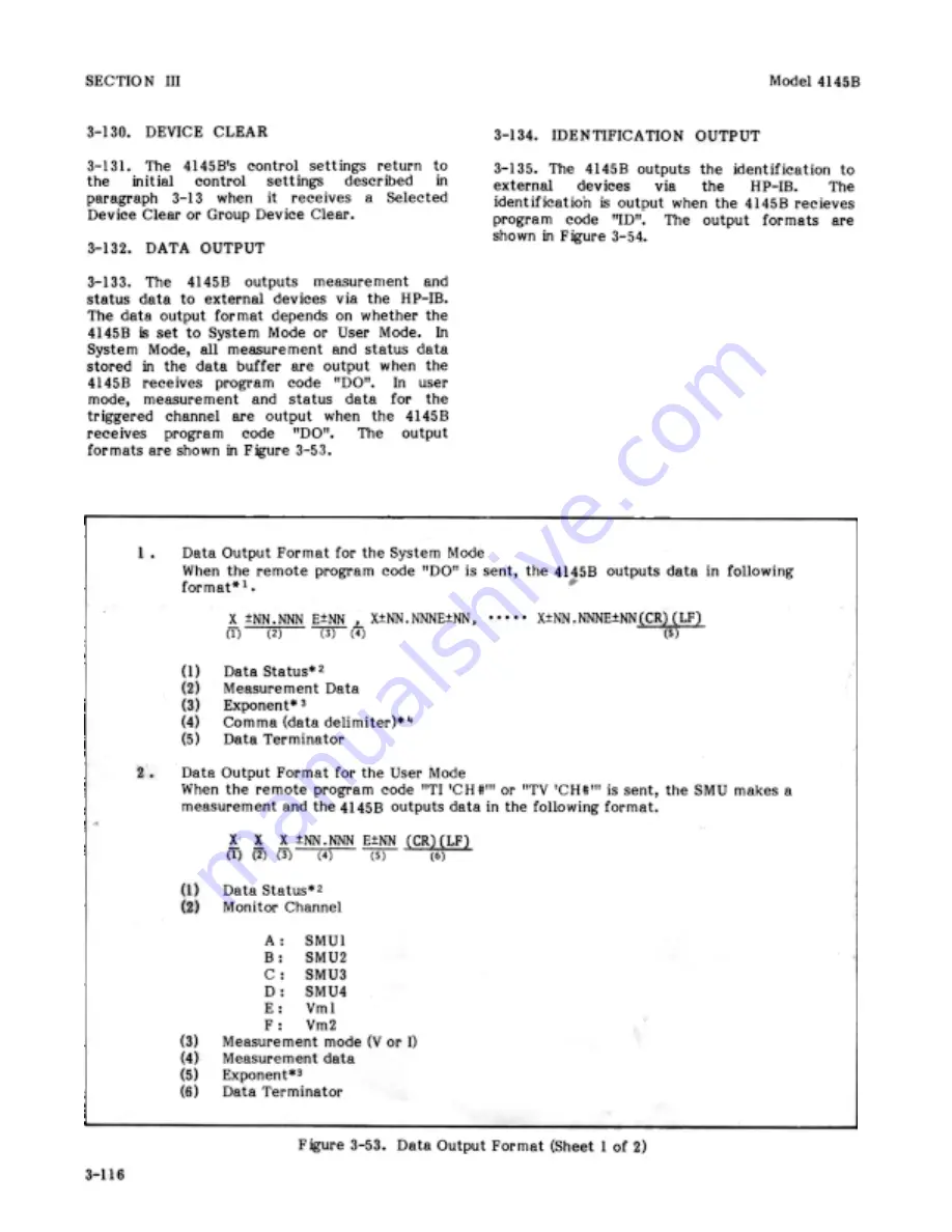 HP 4145B Скачать руководство пользователя страница 149