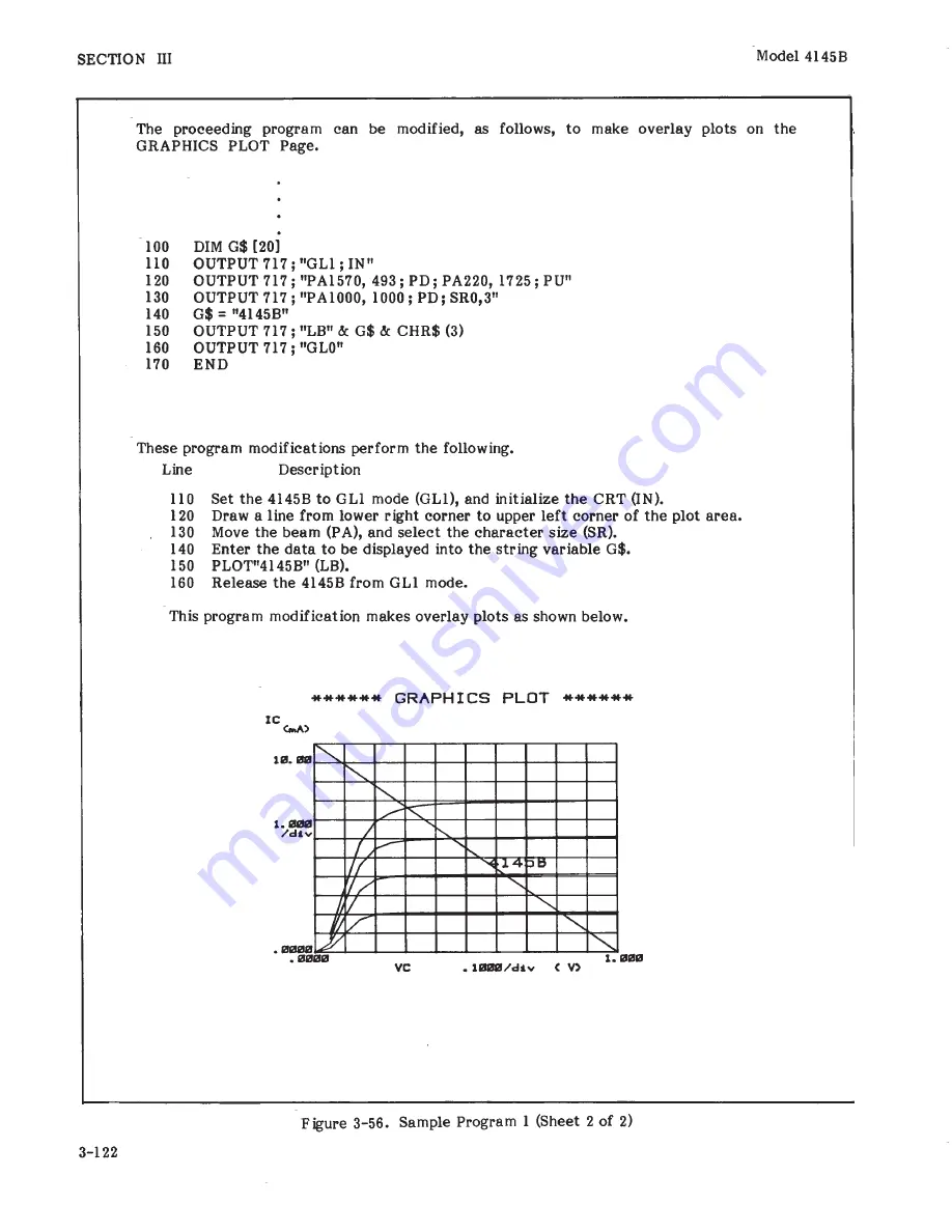 HP 4145B Operation Manual Download Page 155