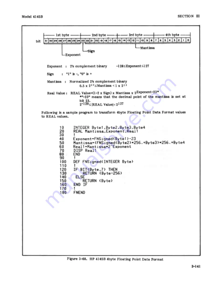 HP 4145B Operation Manual Download Page 174