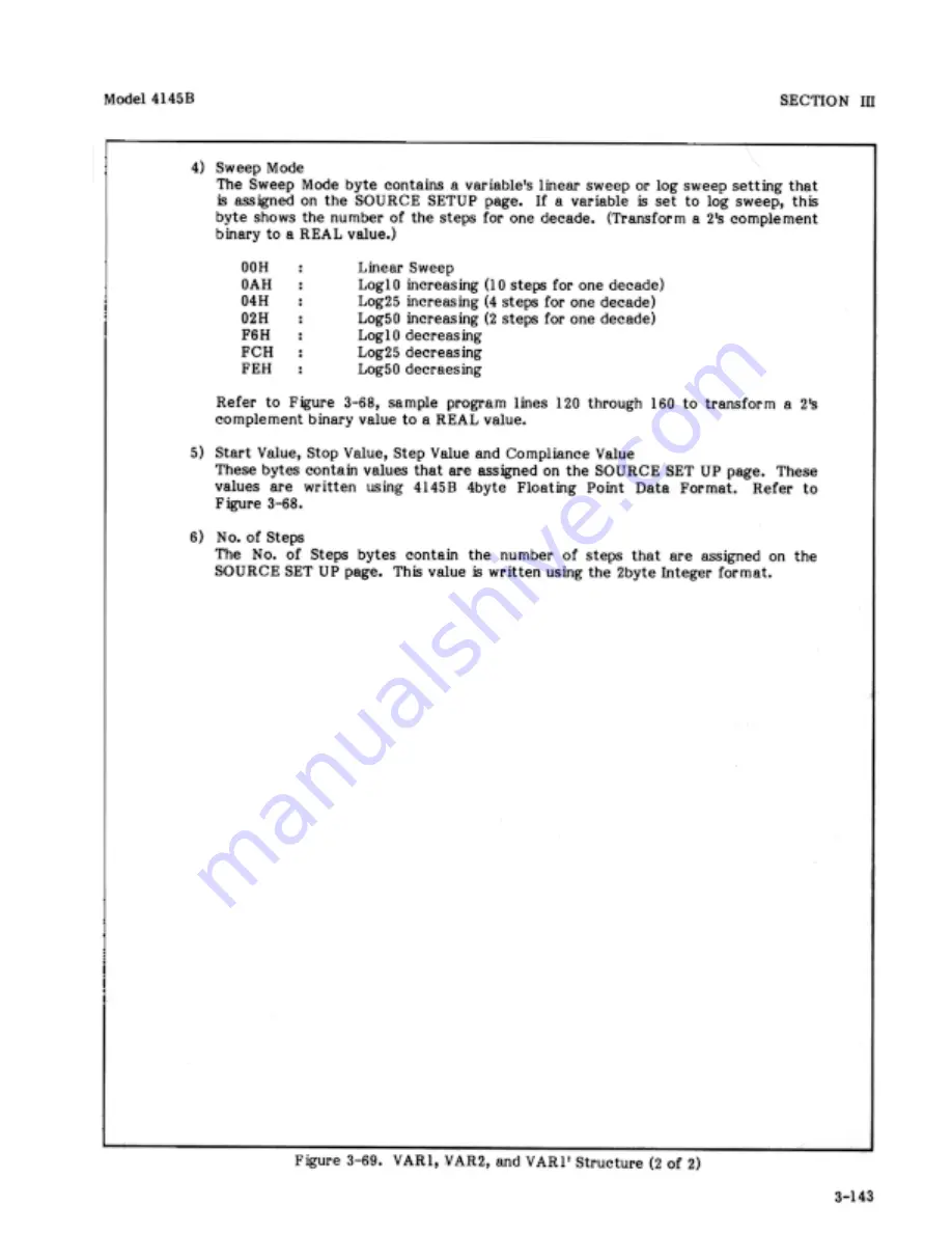 HP 4145B Operation Manual Download Page 176