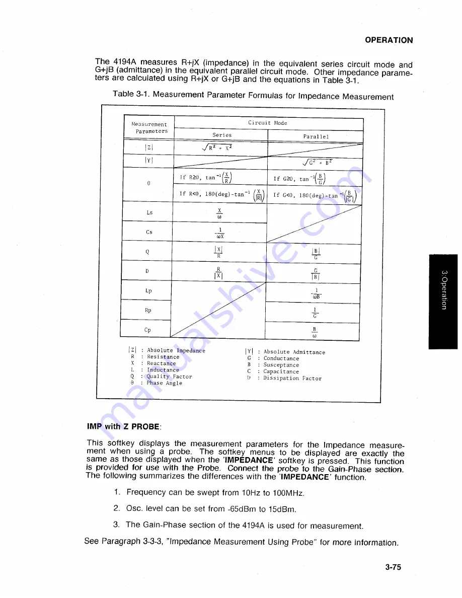 HP 4194A Manual Change Download Page 176