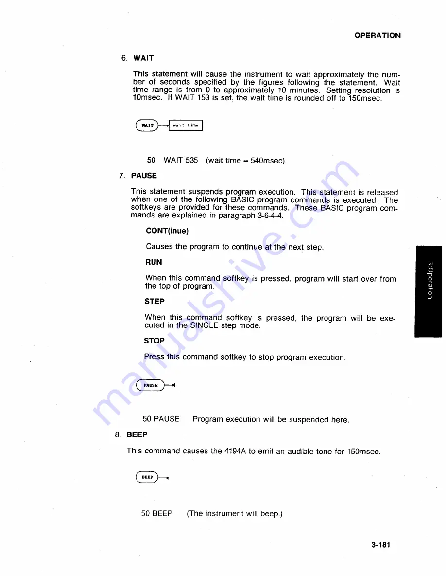 HP 4194A Manual Change Download Page 282