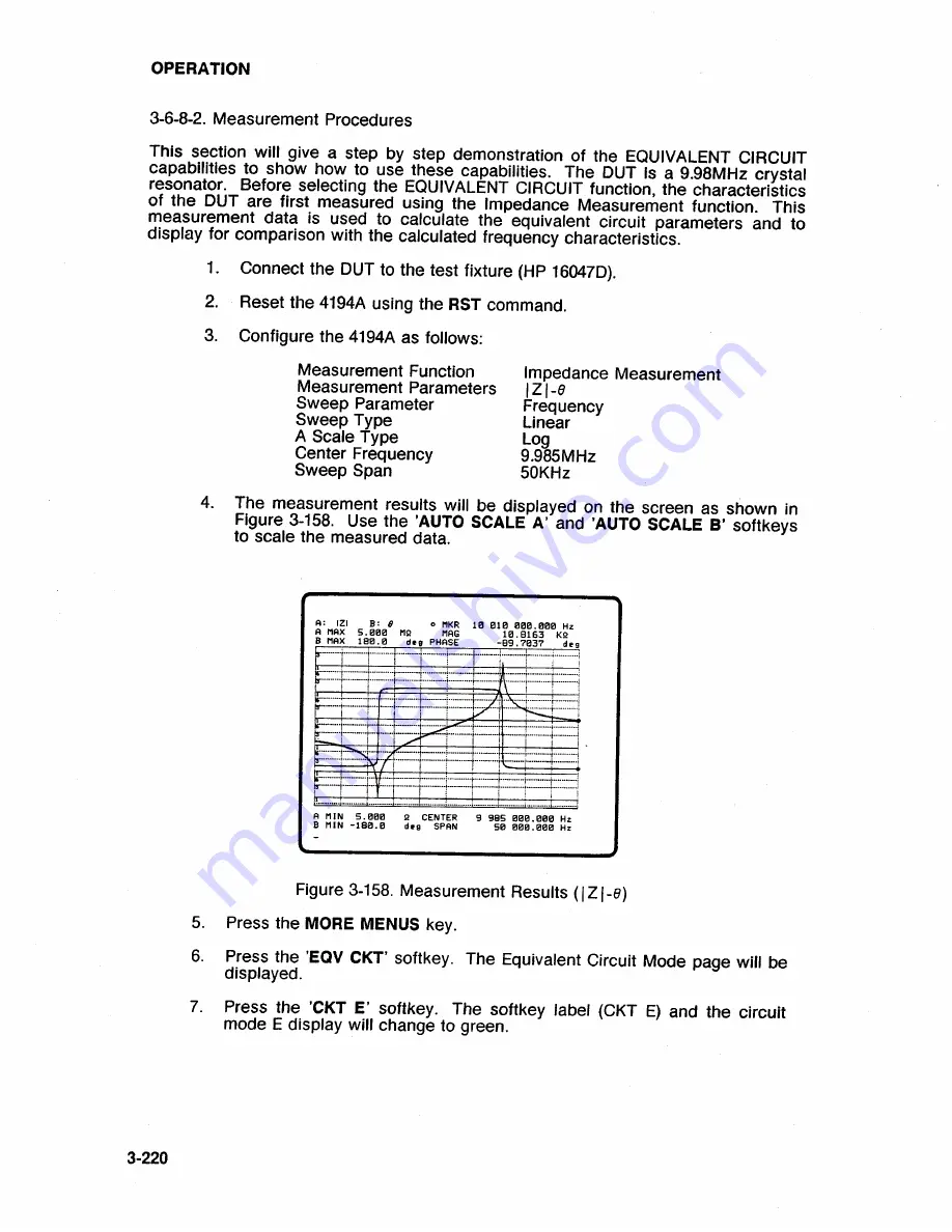 HP 4194A Manual Change Download Page 321